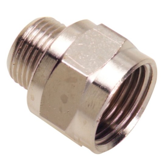 Adaptador Alargue Hembra 1/4 - Macho 1/4 (Blister 2 Piezas) al por Mayor | Almacén de Ferretería