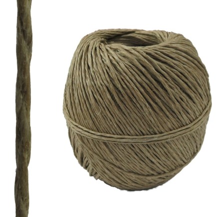 Hilo Bramante Cañamo Pulido Nº 4   (Bobina 100 Gramos) Ø 1,5 Mm,