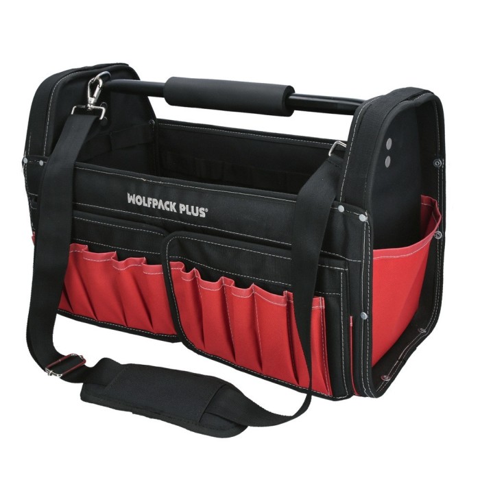 Bolsa Herramientas Nylon Asa Metal 25x47,5x31cm al por Mayor | Almacén de Ferretería