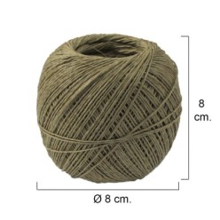 Hilo Bramante Cañamo Pulido Nº 6   (Bobina 100 Gramos) Ø 0,9 Mm,