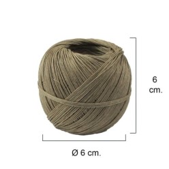 Hilo Bramante Cañamo Pulido Nº10   (Bobina  50 Gramos) Ø 0,4 Mm,