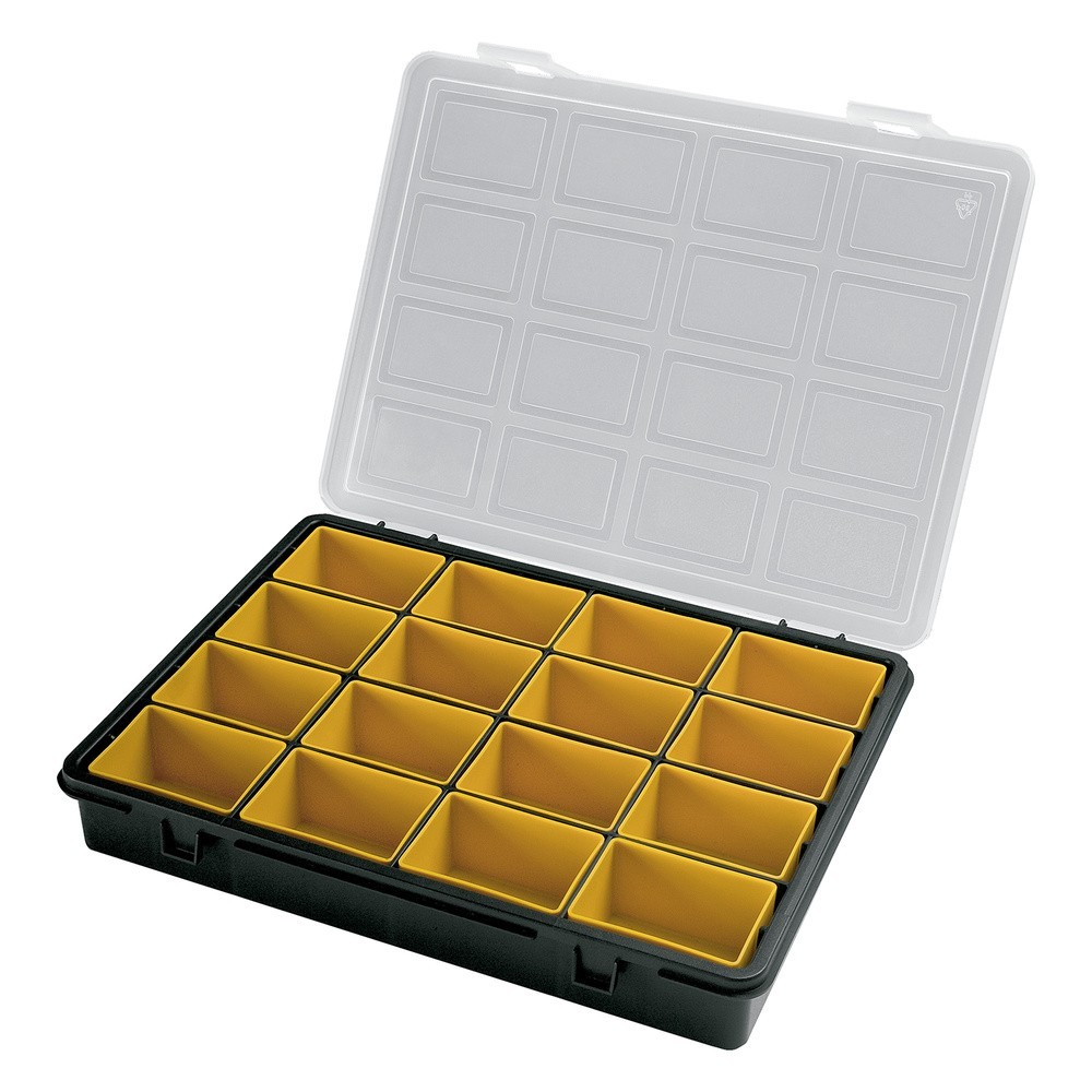 Organizador Plastico 16 Compartimentos Extraibles 242x188x37 mm, Caja Almacenaje, Malentin Organizador, Organizador Plastico al 
