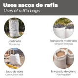 Saco Obra Rafia 60x100 Cm al por Mayor | Almacén de Ferretería