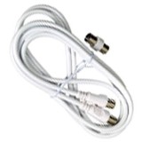 Conector TV Video Macho / Macho  2 metros Con Adaptador Macho / Hembra al por Mayor | Almacén de Ferretería