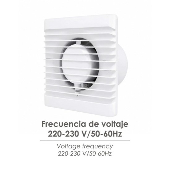 Extractor Aire Ø 125 mm, / 14 Watt, al por Mayor | Almacén de Ferretería