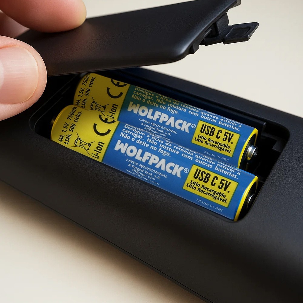 Pila Litio Recargable "AAA" 1,5V USB-C (4 Unidades) al por Mayor | Almacén de Ferretería