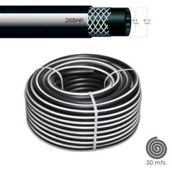 Manguera Aire Comprimido Negro   8 x 17 mm, 20 bares Rollo 50 metros