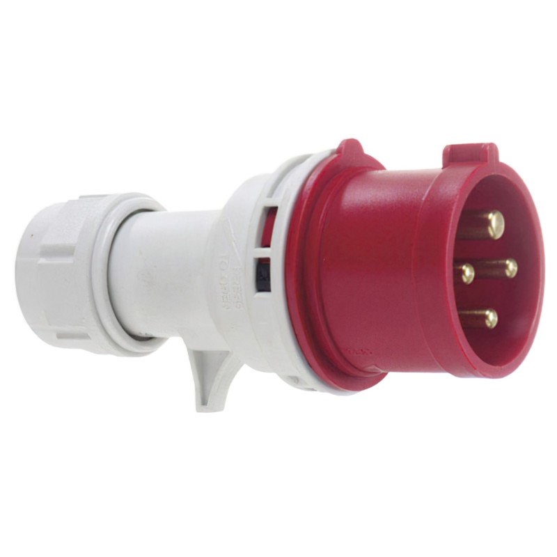 Clavija / Enchufe Industrial Trifasico 16 A, / 380 V,