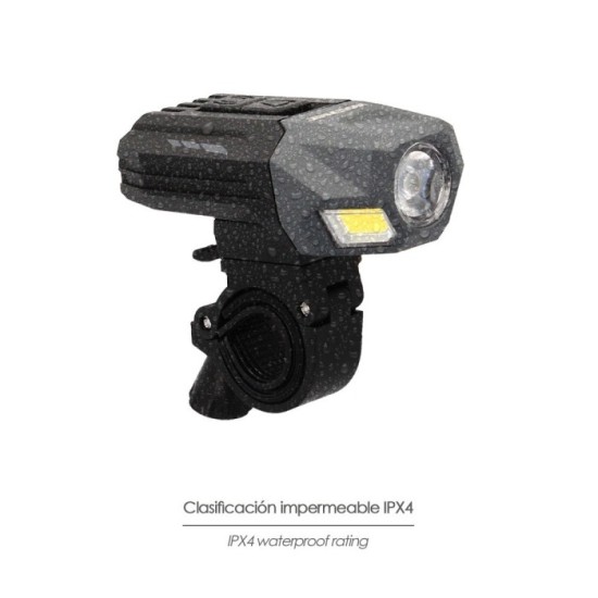 Luz Led Frontal Para Bicicleta / Patinete 800 Lumenes (7 Modos) Bateria Recargable USB al por Mayor | Almacén de Ferretería