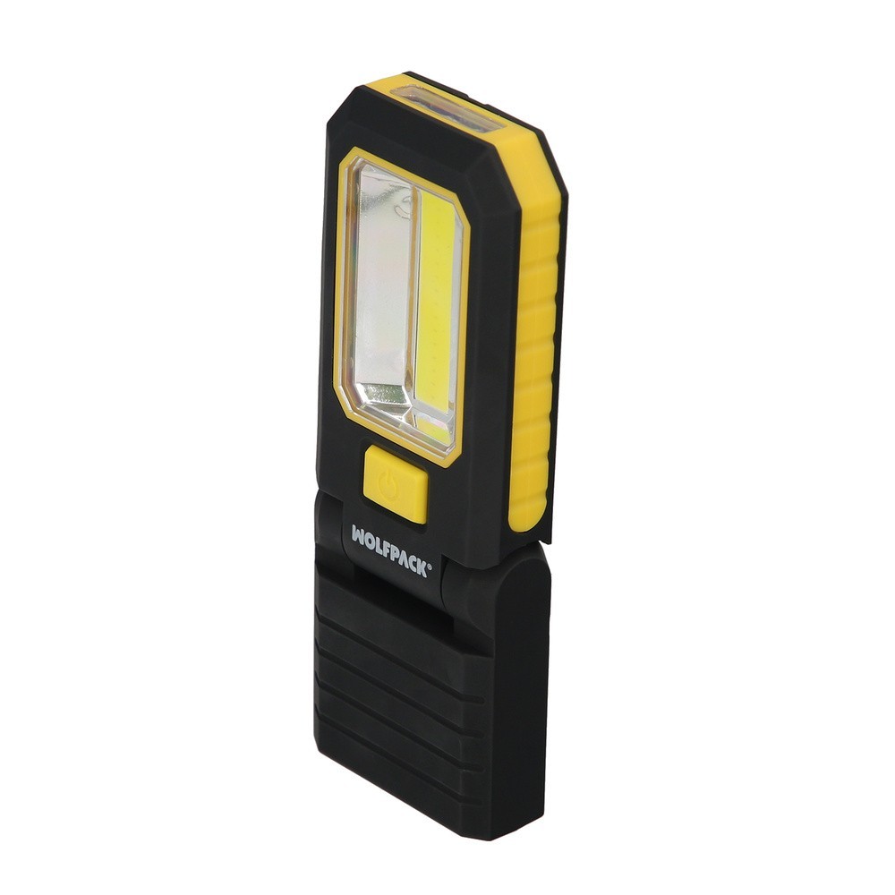 Linterna LED Profesional Multifunción Compacta Plegable A Pilas (3 AAA) 210 Lumenes 2 Modos de Iluminación Con Iman y Gancho al 
