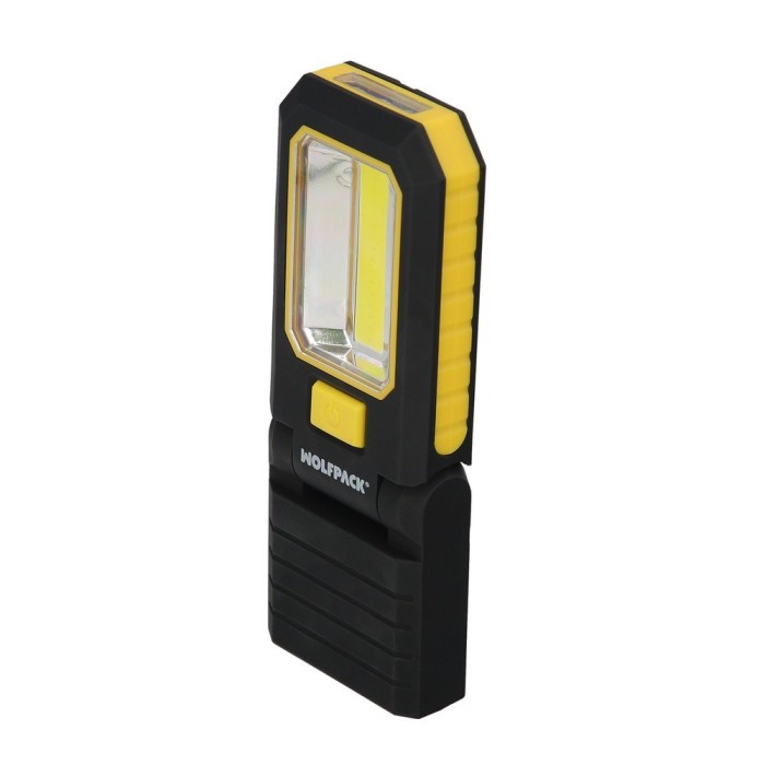 Linterna LED Profesional Multifunción Compacta Plegable A Pilas (3 AAA) 210 Lumenes 2 Modos de Iluminación Con Iman y Gancho al 