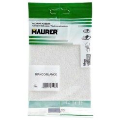 Fieltro Adhesivo 100 x 100 mm, (Blister 1 Pieza) Blanco