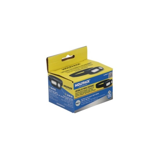 Linterna Led Frontal Cabeza Ajustable 350 Lumenes 4 Modos, Cinta Ajustable, 3 modos de luz, Fuerte, media y flash, 1200Mah al po