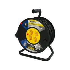 Extensible Industrial 4 Tomas 50 Metros 3 x 1,5 mm, con Protección Sobrecarga