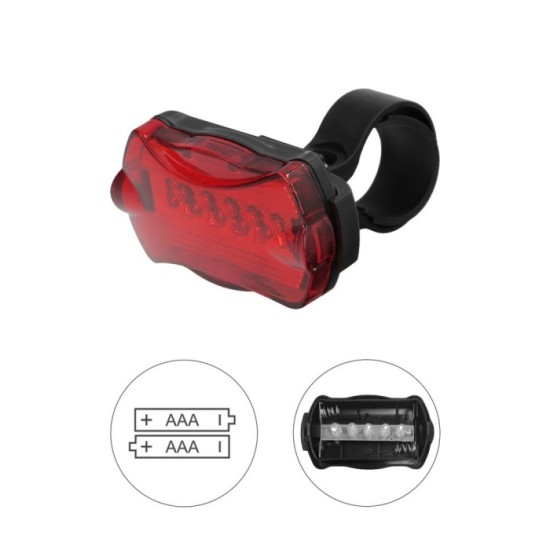 Kit Luces Led Delantera y Trasera Para Bicicleta / Patinete, Funcionamiento a Pilas, al por Mayor | Almacén de Ferretería