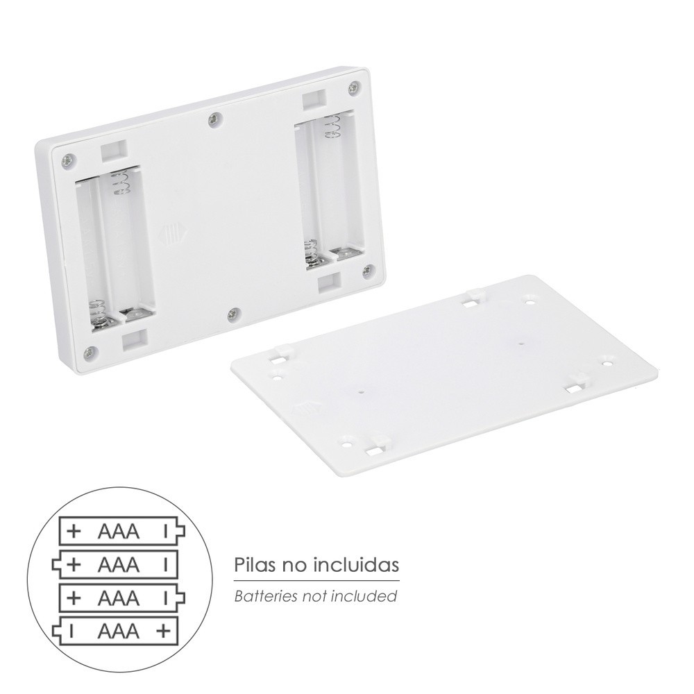 Linterna / Luces Led Para Pared / Armario A pilas (4 AAA) 250 Lumenes (Fijación Mediante Pegatina, Iman o Tornillos) al por Mayo