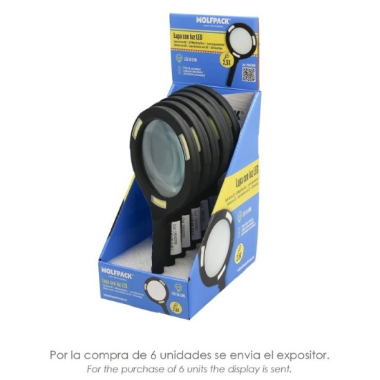 Lupa Con Led 2,5x Aumentos, Lupa De Mano, Ø11cm Lupa Para Leer, Lupa De Lectura, Lupa Con Luz al por Mayor | Almacén de Ferreter