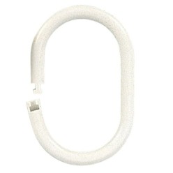 Anilla Baño Oval 18 mm, (Bolsa 100 Unidades) Blanca