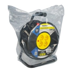 Extensible Industrial 4 Tomas 50 Metros 3 x 1,5 mm, con Protección Sobrecarga