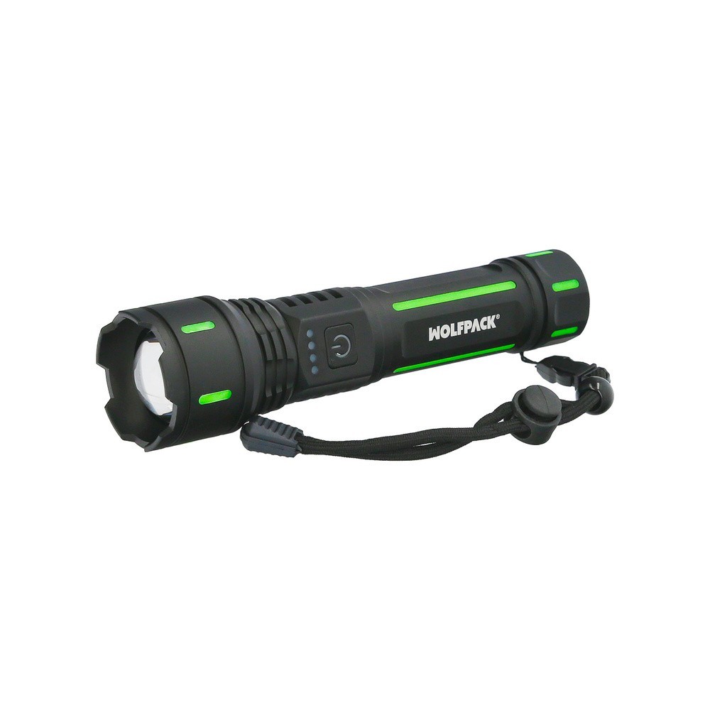 Linterna Led Aluminio Portatil Recargable 800 Lumenes al por Mayor | Almacén de Ferretería