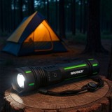 Linterna Led Aluminio Portatil Recargable 800 Lumenes al por Mayor | Almacén de Ferretería