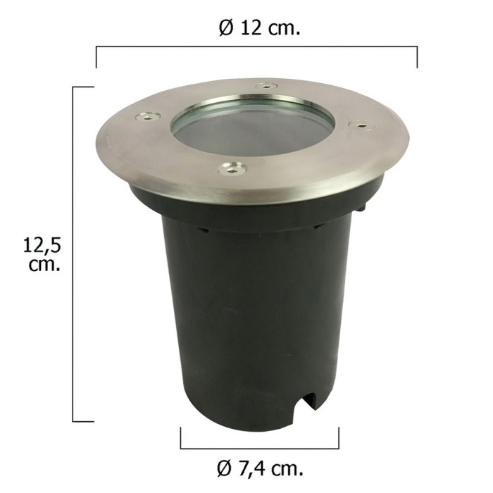 Foco Led Empotrar IP54 Color Inox al por Mayor | Almacén de Ferretería