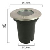 Foco Led Empotrar IP54 Color Inox al por Mayor | Almacén de Ferretería