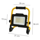 Foco Led Plano 30 Watt, Luz Blanca 4000º K IP 65 3300 Lumenes Con Asa de Transporte al por Mayor | Almacén de Ferretería