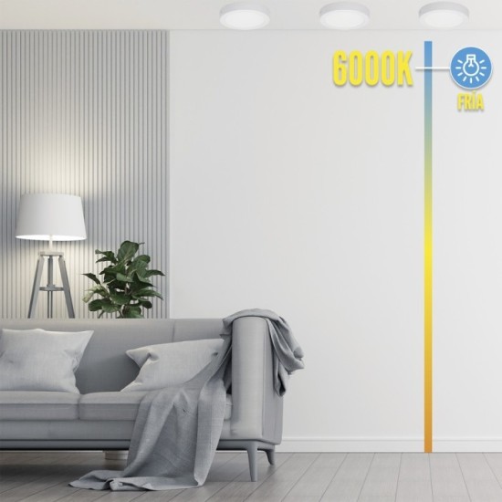 Downlight Superficie Led 20 Watt 1800 Lumenes 6000K al por Mayor | Almacén de Ferretería