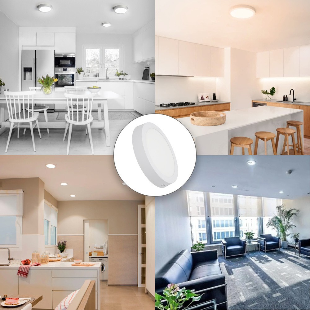 Downlight Superficie Led 20 Watt 1800 Lumenes 4500K al por Mayor | Almacén de Ferretería