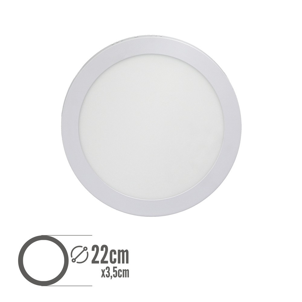 Downlight Superficie Led 20 Watt 1800 Lumenes 3000K al por Mayor | Almacén de Ferretería