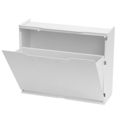 Zapatero Resina 51x17x41cm, Blanco