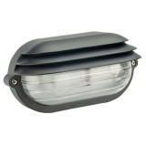 Plafón Palpebra IP54  Oval Negro al por Mayor | Almacén de Ferretería