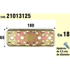 Soporte Para Madera Placa Bicromatada 65x180 mm,