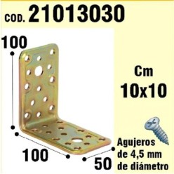 Soporte Para Madera Ángulo  50x 100x 100 mm,