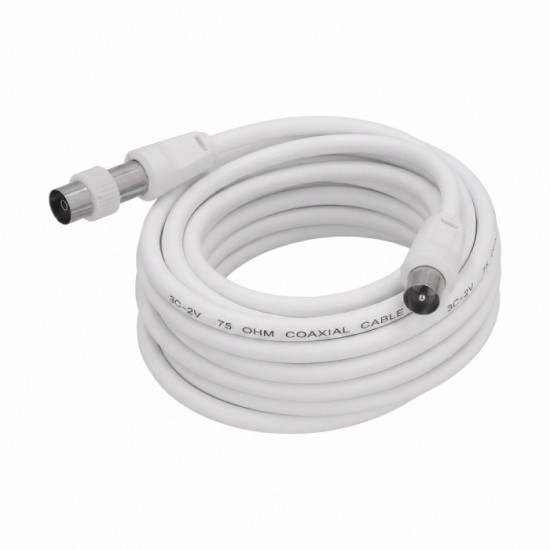Prolongación Para Televisión - Vídeo De 3 M, Conector De 9,5 Mm Blanco, al por Mayor | Almacén de Ferretería