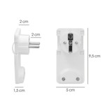 Clavija Enchufe Ultraplano 7 mm, con Asas De Extraccion 16 A - 250 V, Tras Muebles, 3 Cables, Toma Schuko al por Mayor | Almacén