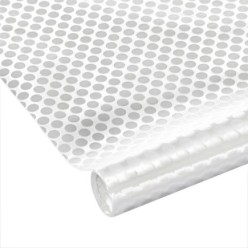 Lamina Adhesiva Translucida Topos 45 cm, x 20 metros