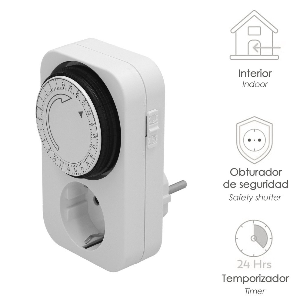 Programador Analogico 16A 250V al por Mayor | Almacén de Ferretería