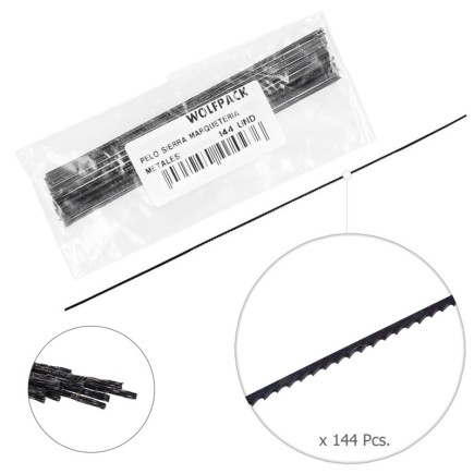 Pelo Sierra Marqueteria Metal  5-13 (Estuche 144 pzas,)