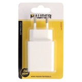 Cargador USB Dos Tomas 2,1 Amperios, 5 V, Adaptador Enchufe USB Cargador USB de Pared, Android, Iphone, Smartphones, Tablets, al