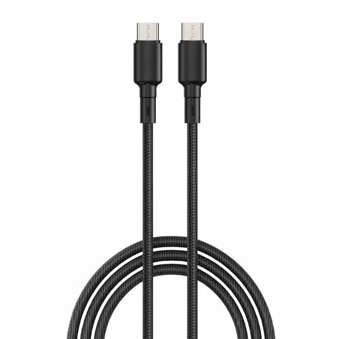 Cable Trenzado Usb C / Usb C 3,0 Ah 100 cm, 60 Wh, al por Mayor | Almacén de Ferretería