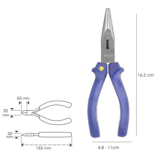Alicates Utilex Boca  Recta     150 mm, al por Mayor | Almacén de Ferretería