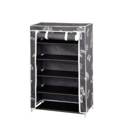 Zapatero Plegable Tela TNT 61x30x90 cm,