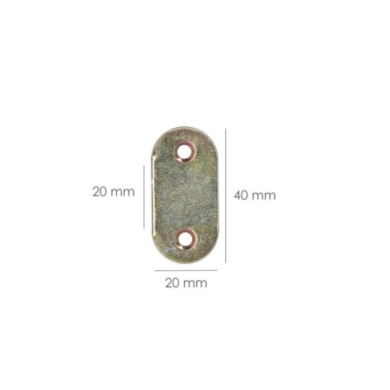 Placa Wolfpack Bicromatado  40x18 mm al por Mayor | Almacén de Ferretería