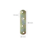 Placa Wolfpack Bicromatado  80x20 mm, al por Mayor | Almacén de Ferretería