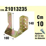 Soporte Para Madera Alas Exteriores bicromatado 100 mm, al por Mayor | Almacén de Ferretería
