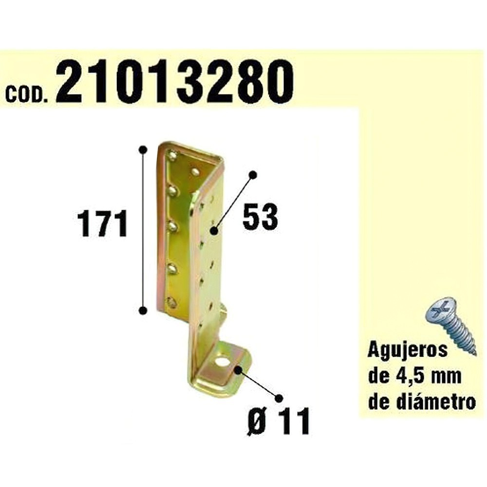 Soporte Para Madera Anclaje Bicromatado Regulable al por Mayor | Almacén de Ferretería