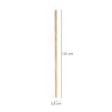 Mango Madera Para Cepillo Barrendero Para Garra, 1200 x Ø 28 mm, al por Mayor | Almacén de Ferretería