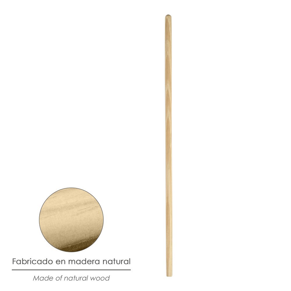Mango Madera Para Cepillo Barrendero Para Garra, 1200 x Ø 28 mm, al por Mayor | Almacén de Ferretería